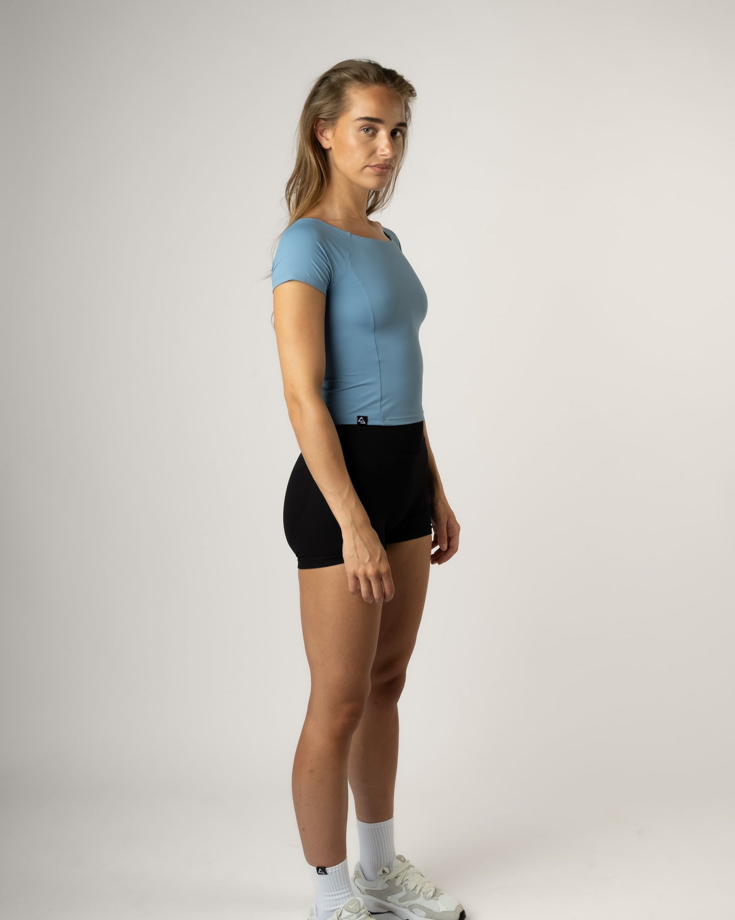 Nora Boat Neck Crop Top
