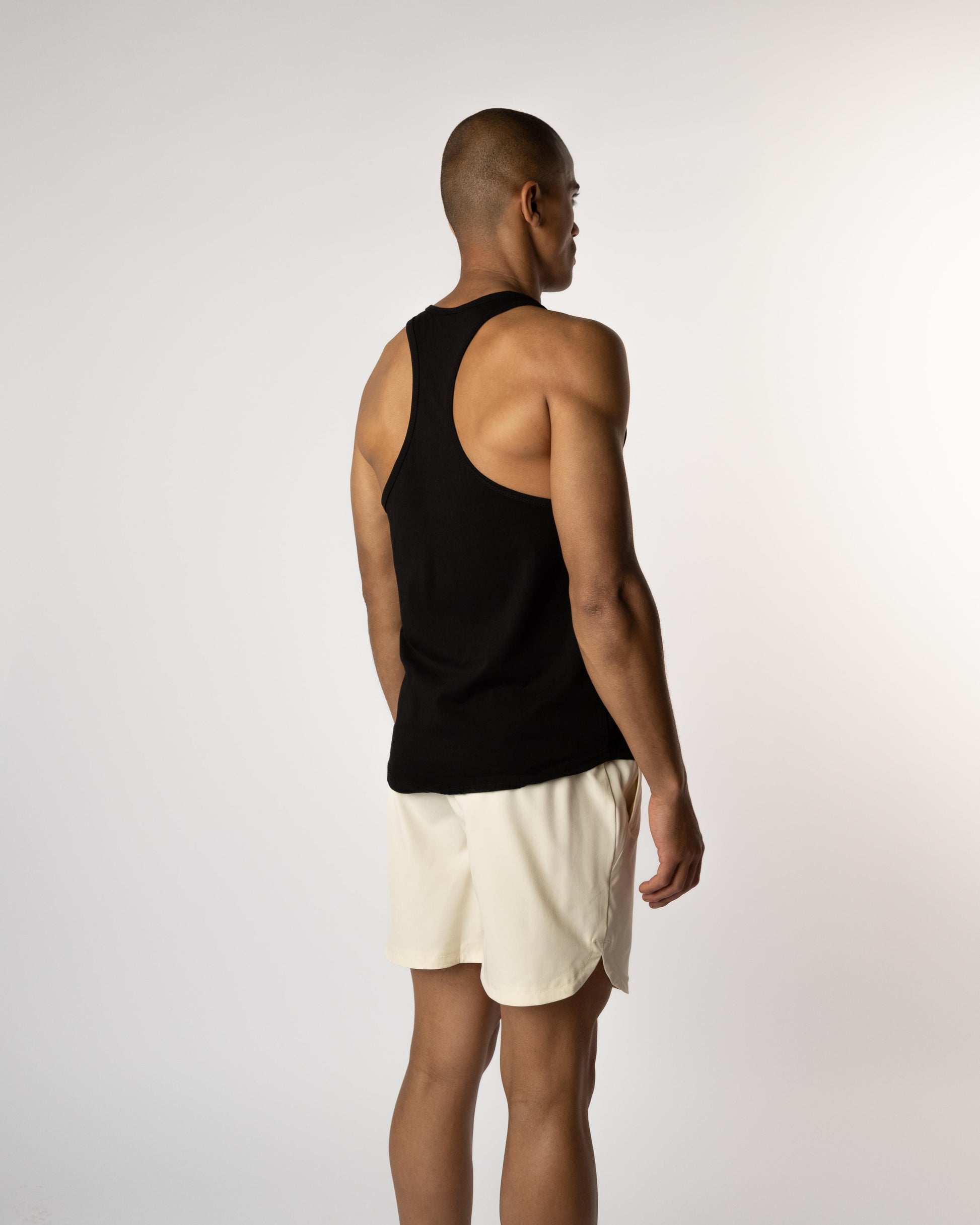 Achteraanzicht van de Magna Stringer racerback, - Heren Sportkleding